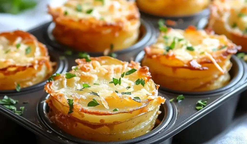 Simple Ingredients, Stunning Crispy Parmesan Potato Stacks